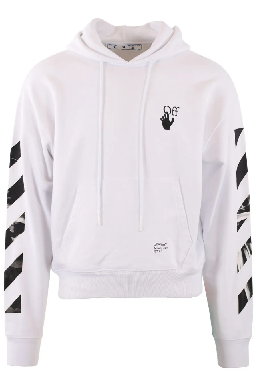 Sudadera blanca con capucha 