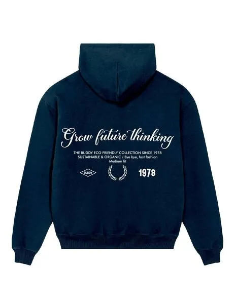 Sudadera Buddy Future Oversized azul marino