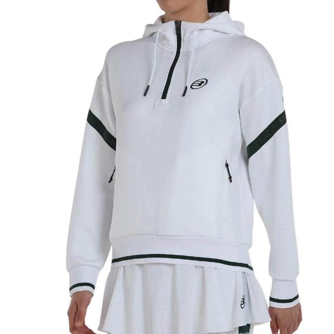 Sudadera Bullpadel Lesa Blanco | Bullpadel