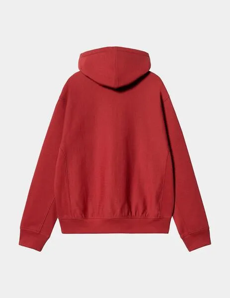 Sudadera Capucha CARHARTT AMERICAN SCRIPT - Tuscany