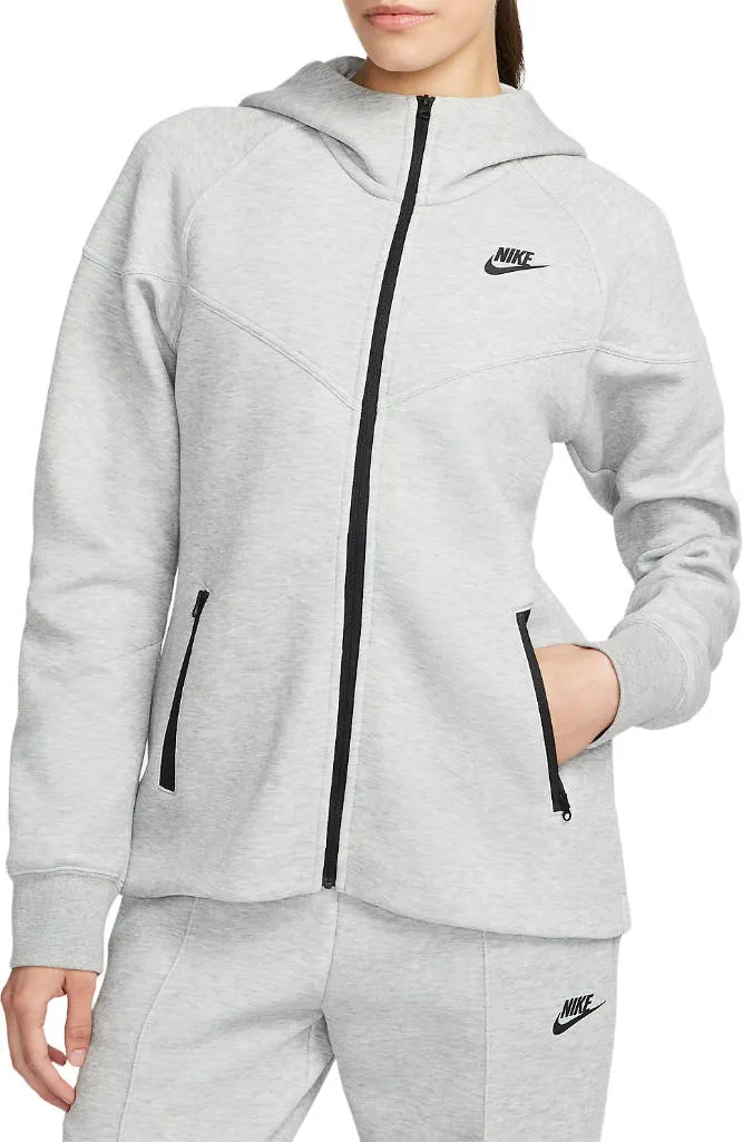 Sudadera con capucha Nike W NSW TCH FLC WR FZ HDY