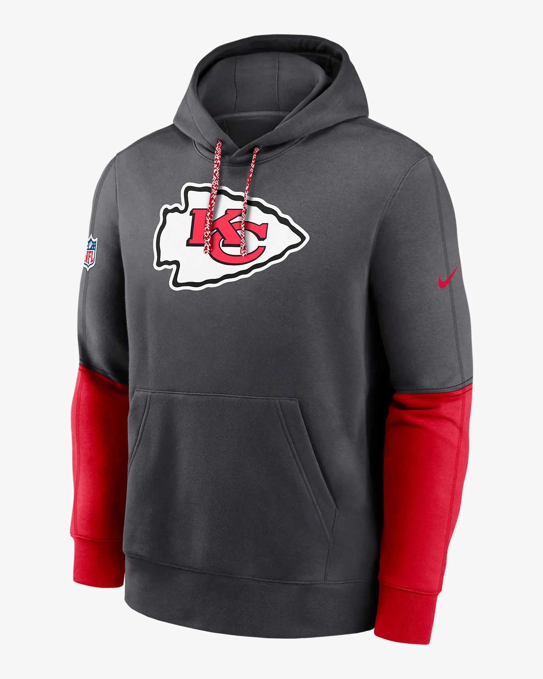 Sudadera Con Gorro Sideline Team Issue Club 24 NFL Chiefs