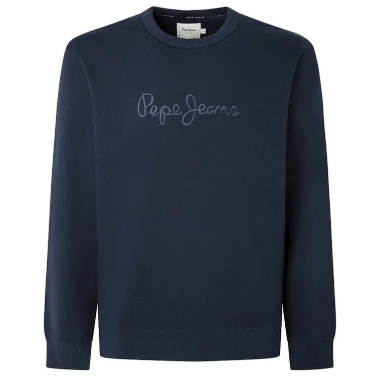 SUDADERA CUELLO REDONDO LOGO BORDADO HOMBRE PEPE JEANS