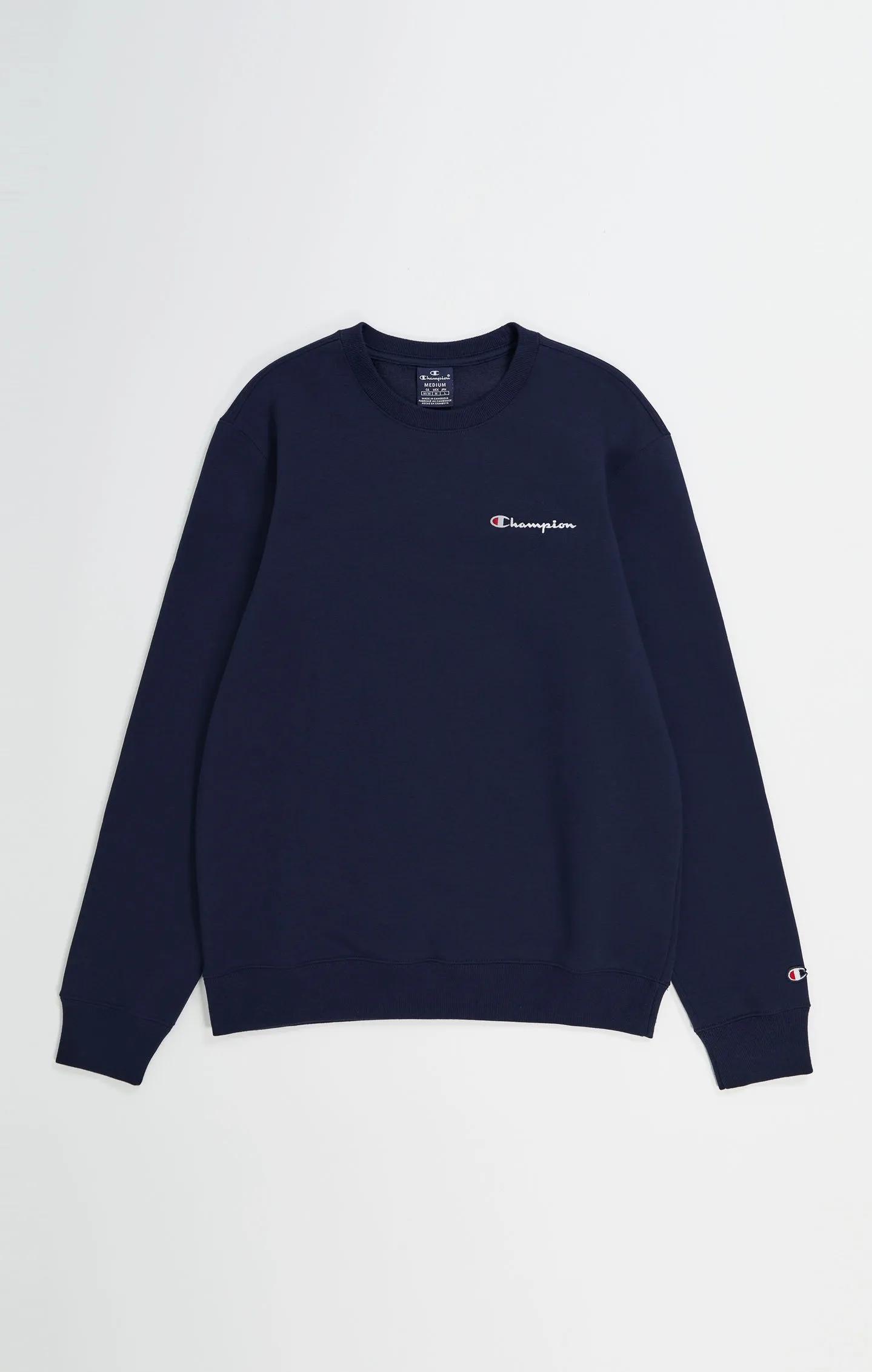 Sudadera de felpa perchada con logotipo de texto pequeño