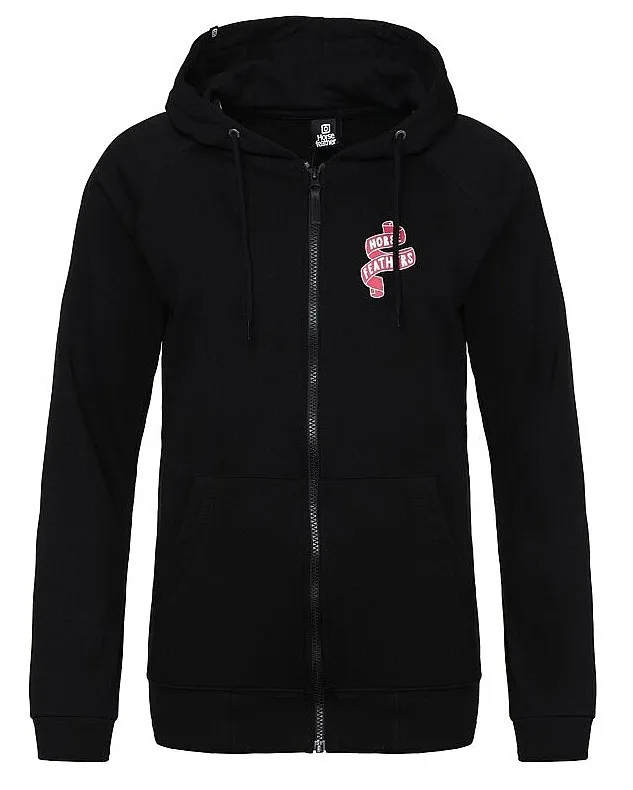 sudadera Horsefeathers Vita Zip - Black - women´s