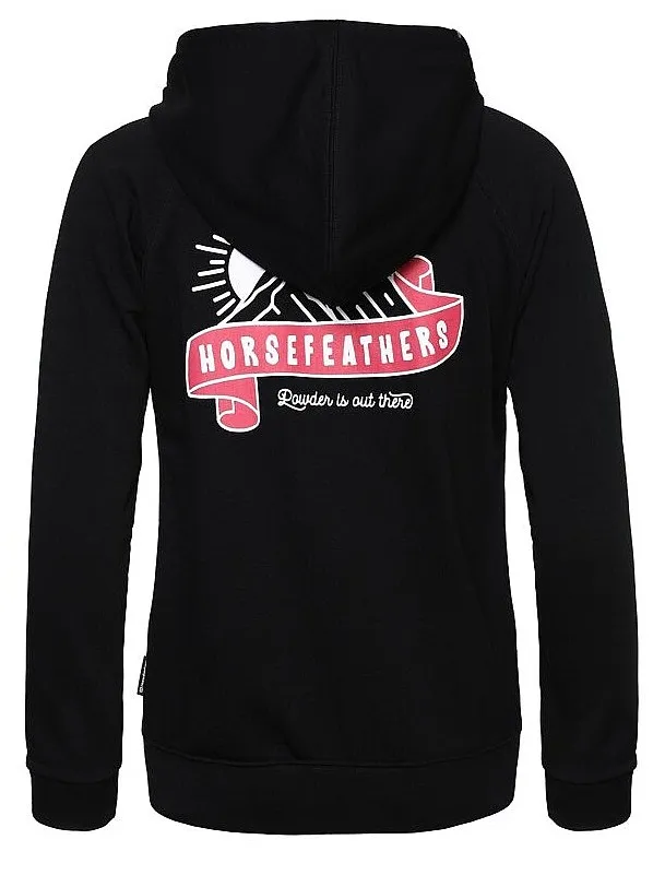 sudadera Horsefeathers Vita Zip - Black - women´s