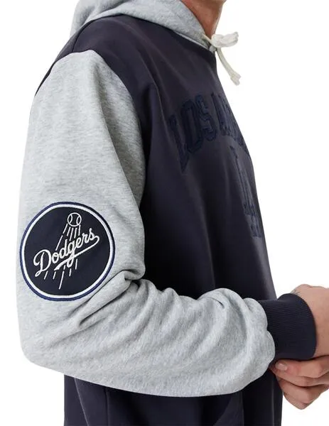 sudadera mlb team patch LA. Dodgers oversized  marino unisex