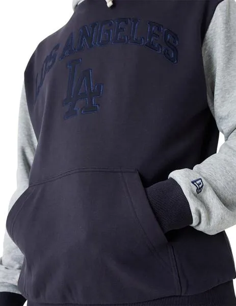 sudadera mlb team patch LA. Dodgers oversized  marino unisex