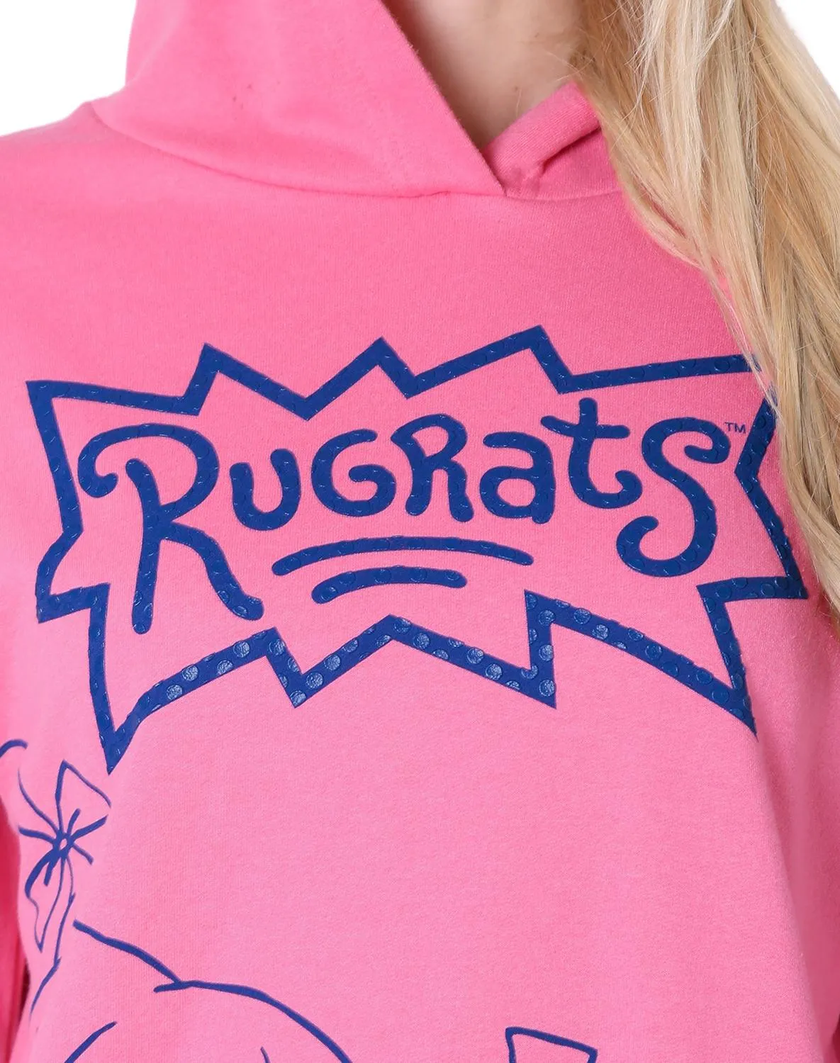 Sudadera Mujer Moda Con Capucha Rosa Nickelodeon 56504802