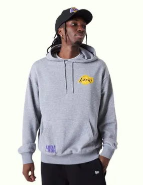 Sudadera new era L.A. Lakers logo oversized gris de hombre.