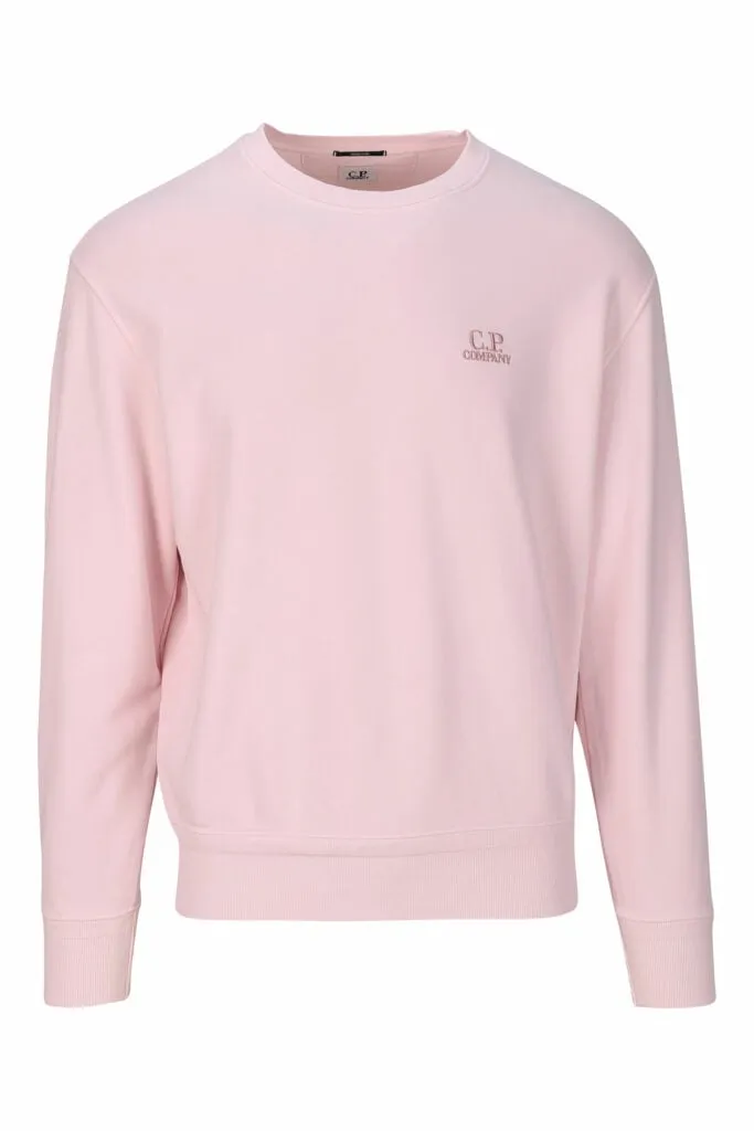 Sudadera rosa con minilogo 