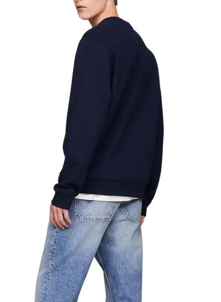 Sudadera Tommy Jeans Regular Modern Marino Para Hombre