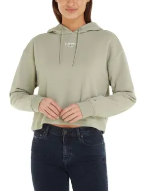 Sudadera Tommy Jeans Relaxed Logo Verde Mujer