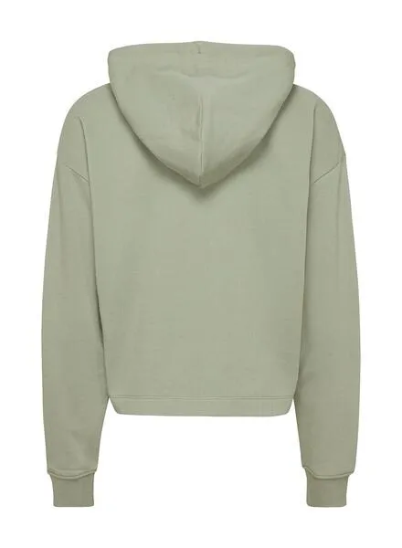 Sudadera Tommy Jeans Relaxed Logo Verde Mujer