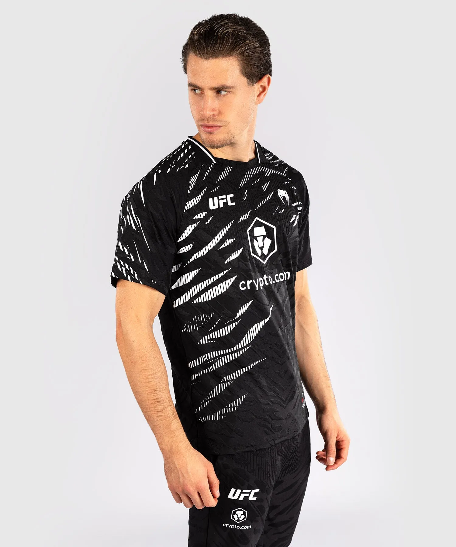 UFC Fusion by Venum Personalizados Authentic Fight Night Camiseta de Salida para Hombre - Negro