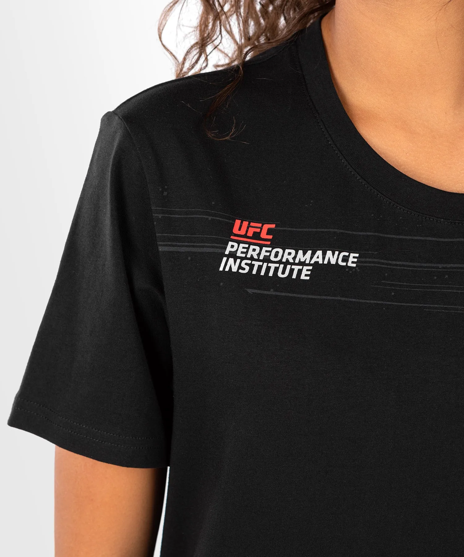 UFC Venum Performance Institute 2.0  Camiseta de mujer - Negra/Roja