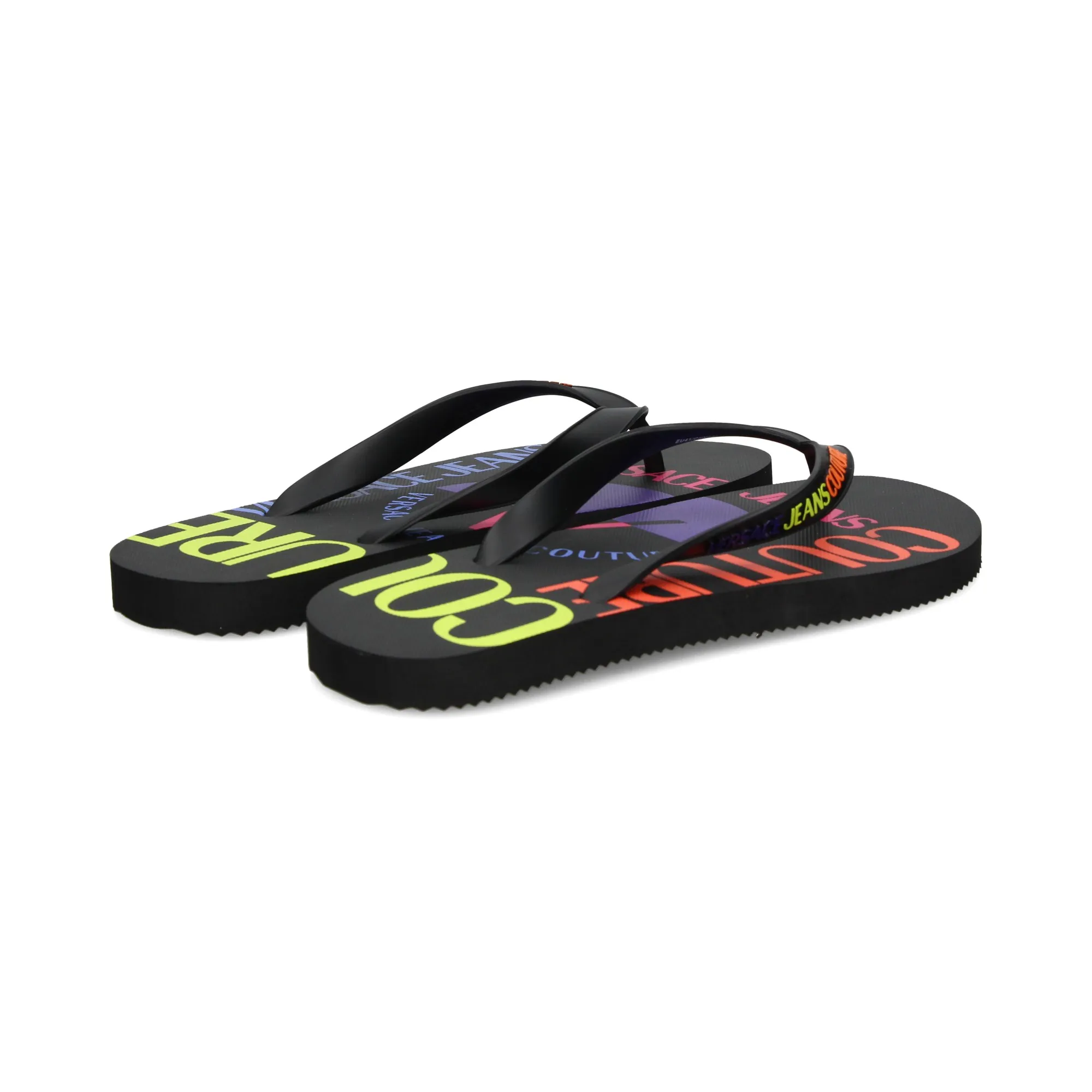 VERSACE JEANS Chanclas de Hombre M09 BLACK/MULTI